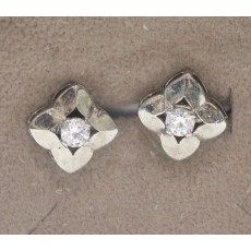 92.5 Sterling Silver Fancy Stoned Stud Collection